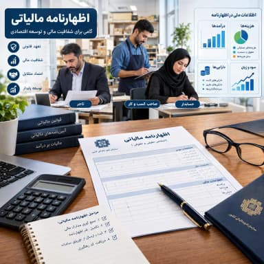 اظهارنامه مالیاتی چیست؟ انواع، نحوه ارسال و نکات مهم