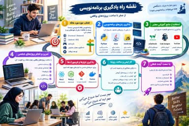 مسیر یادگیری برنامه نویسی از صفر تا ورود به بازار کار