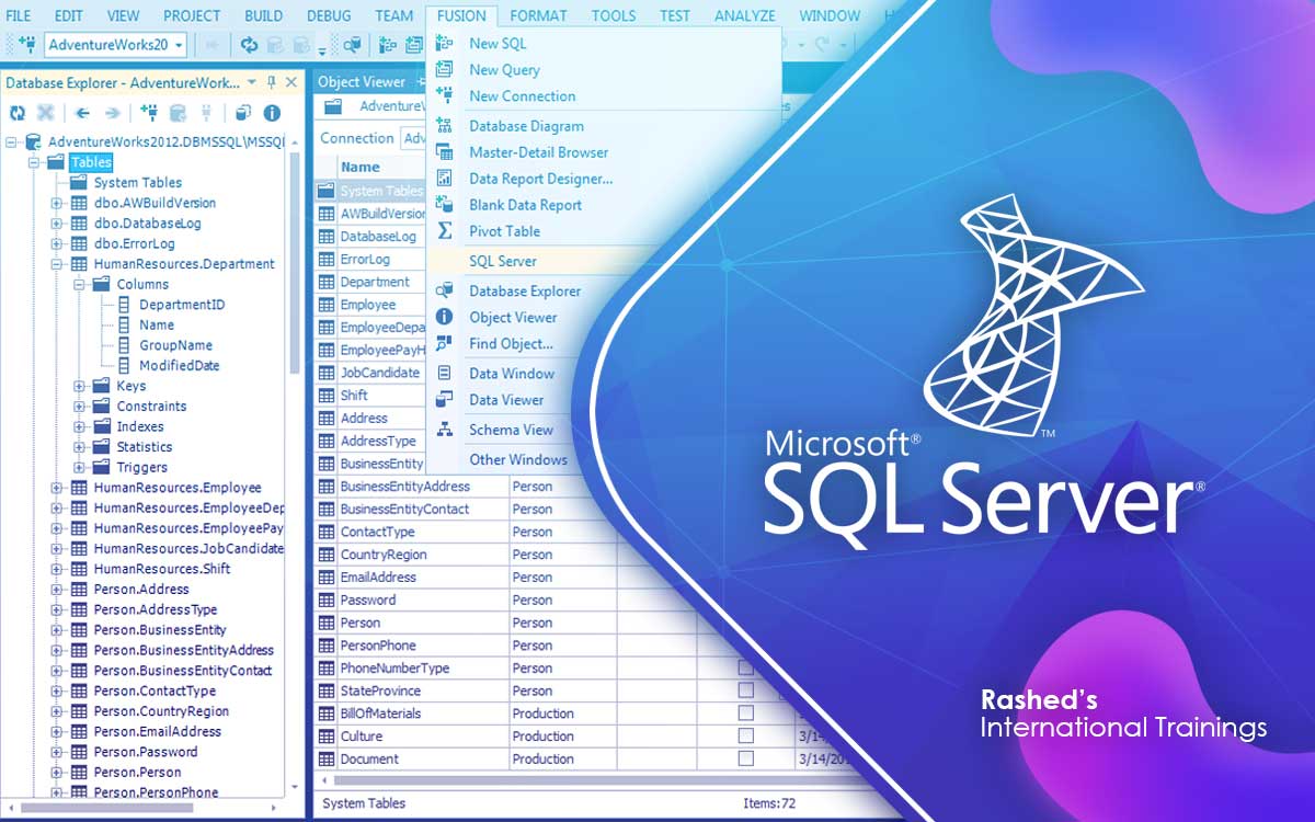 دوره آموزش sql-server