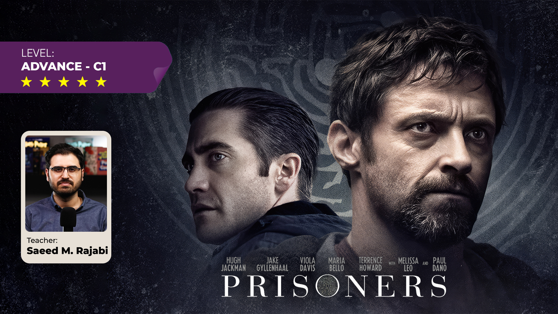 آموزش زبان انگلیسی با فیلم PRISONERS