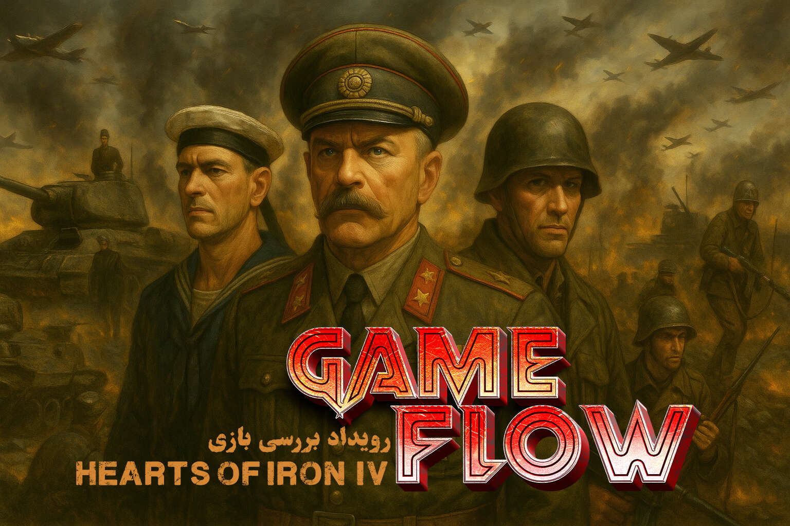 رویداد گفتمان بازی سازی با موضوع بررسی بازی Hearts Of Iron