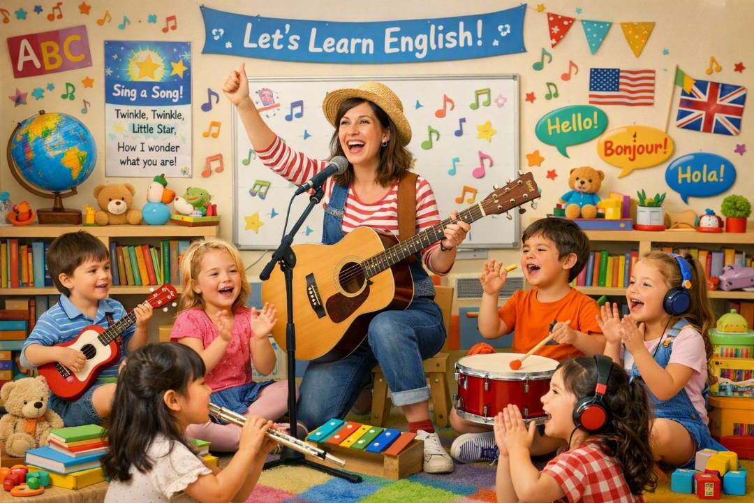 یادگیری زبان با شعر و موسیقی