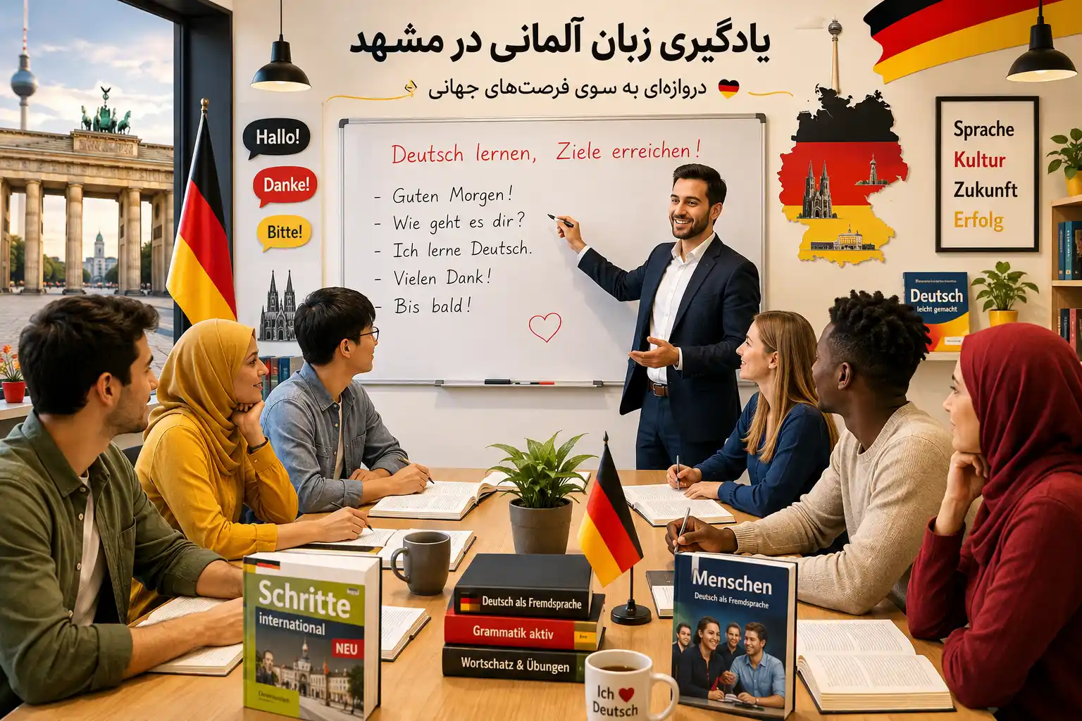 هترین آموزشگاه زبان آلمانی مشهد